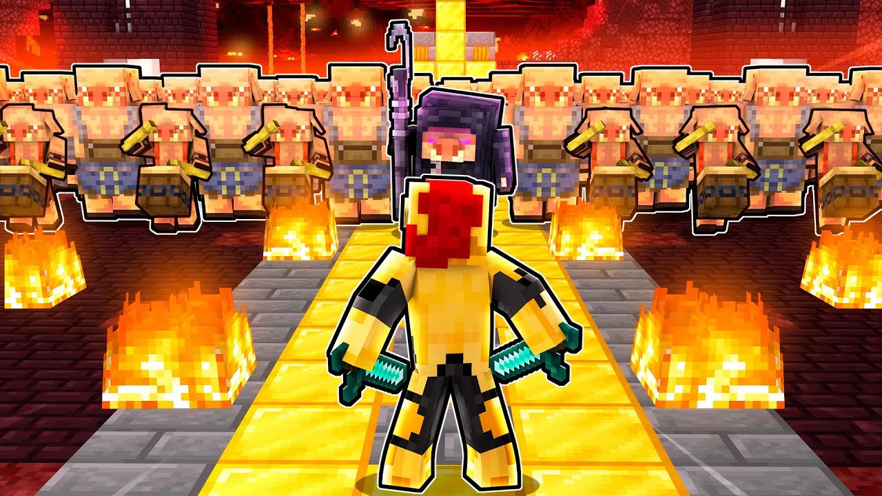 My Minecraft Friends Betrayed Me, So I Built A Piglin Army