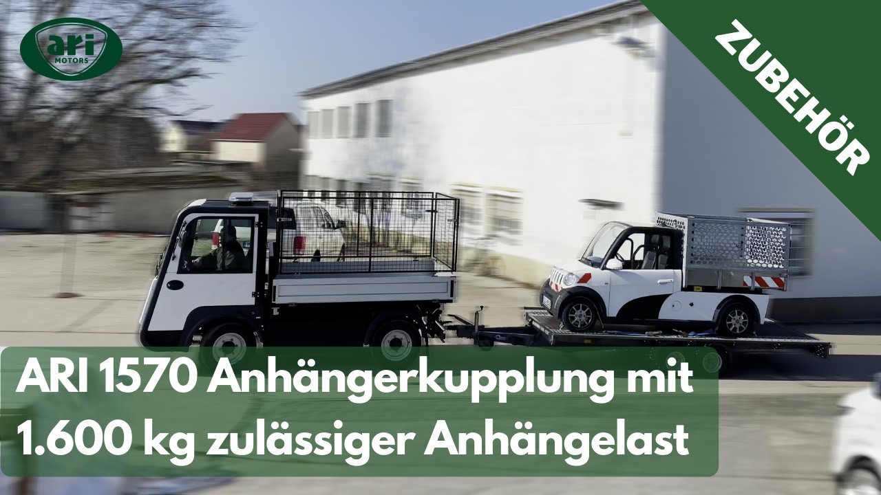 ARI 1570 Ger&auml;tetr&auml;ger mit Anh&auml;ngerkupplung & Stra&szlig;enzulassung und 1.600 kg zul&auml;ssiger Anh&auml;ngelast