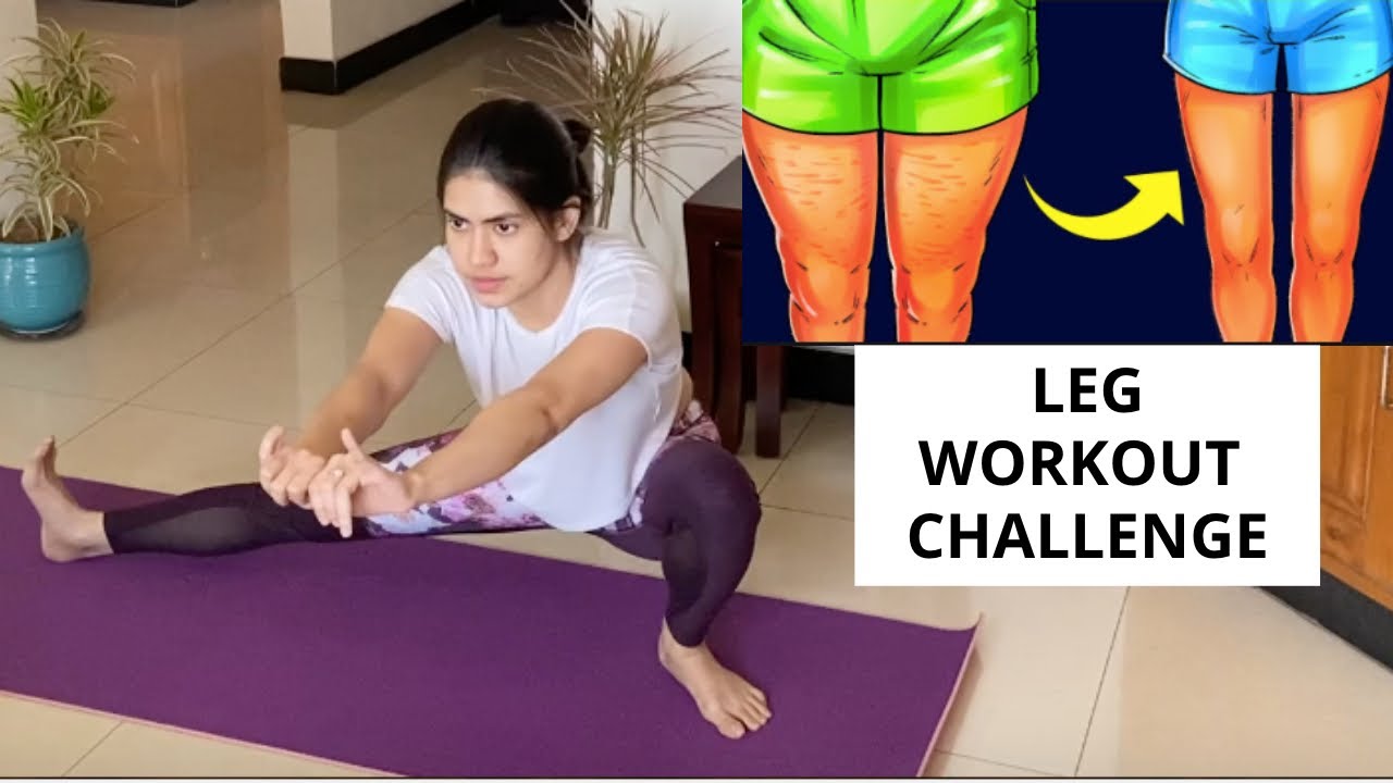 How to lose thigh & hips fat lower body fat fast | Lockdown workout Challenge NO gym No equipment