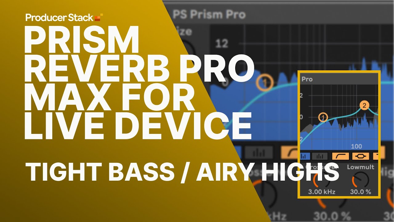 Prism Reverb M4L Pro | Hybrid Reverb Algorithm Demo