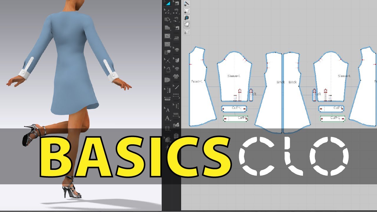 CLO 3D Basic | CLO 3D Beginners Tutorial