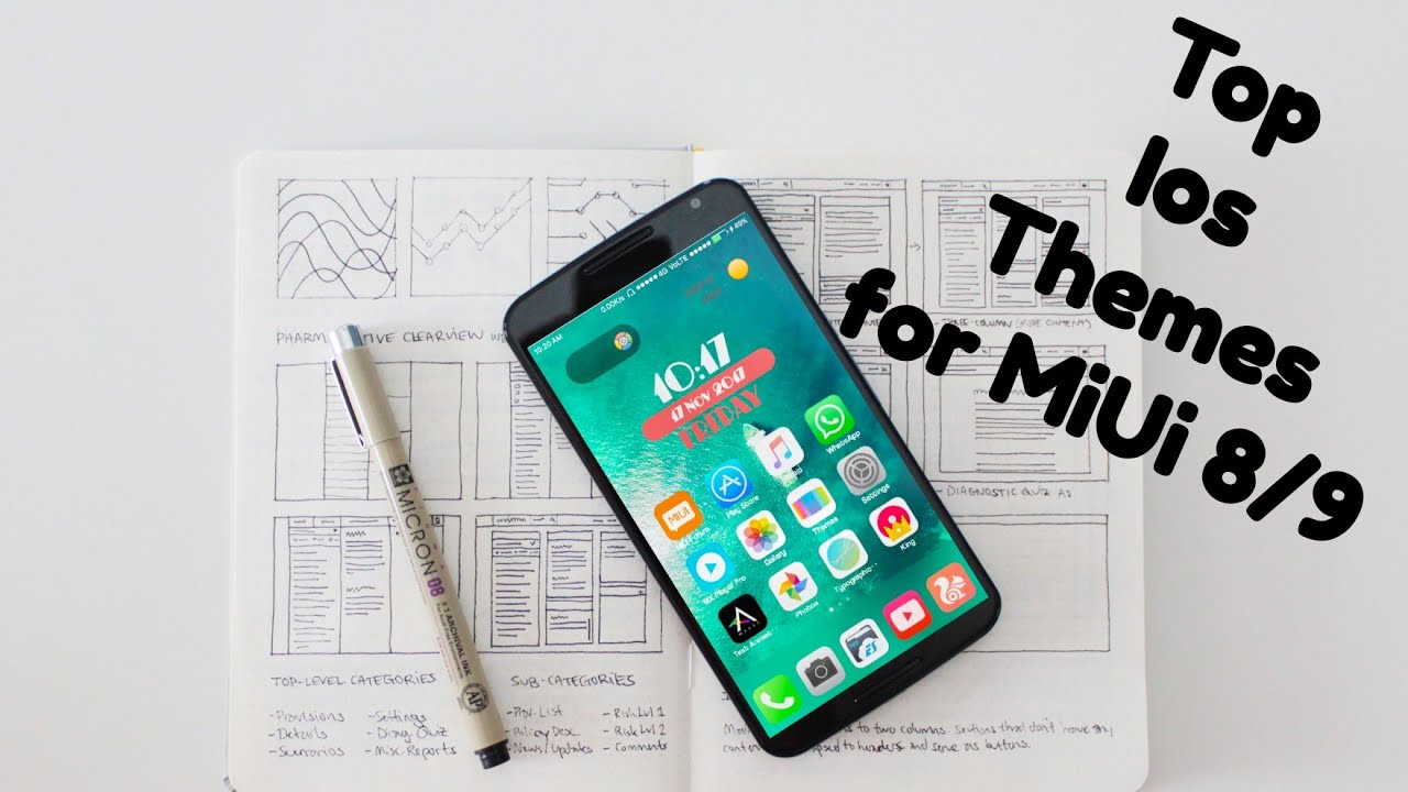 Make Your MiPhone Like iPhone X MiUi v8 v9 themes