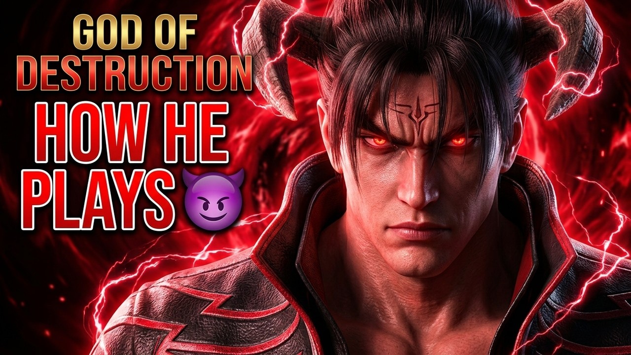 This Is How Devil Jin Plays in God of Destruction 😈