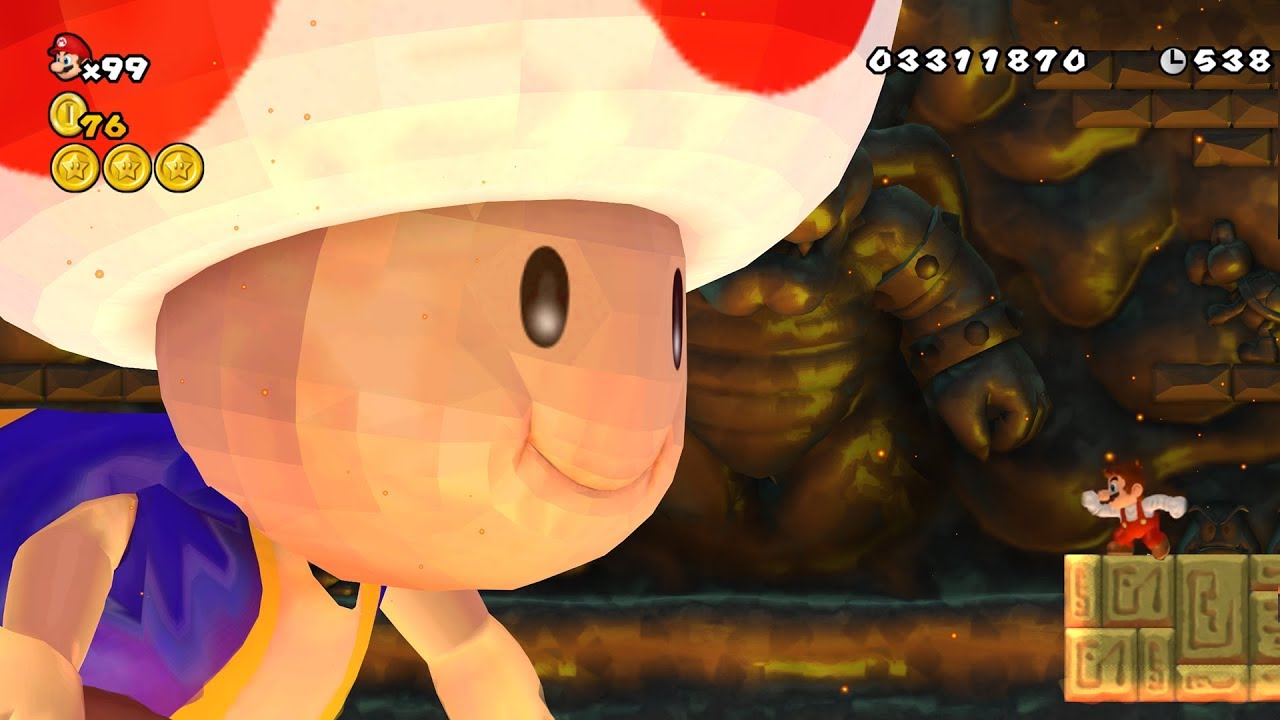 New Super Mario Bros. Wii - Final Boss Evil Toad & Ending