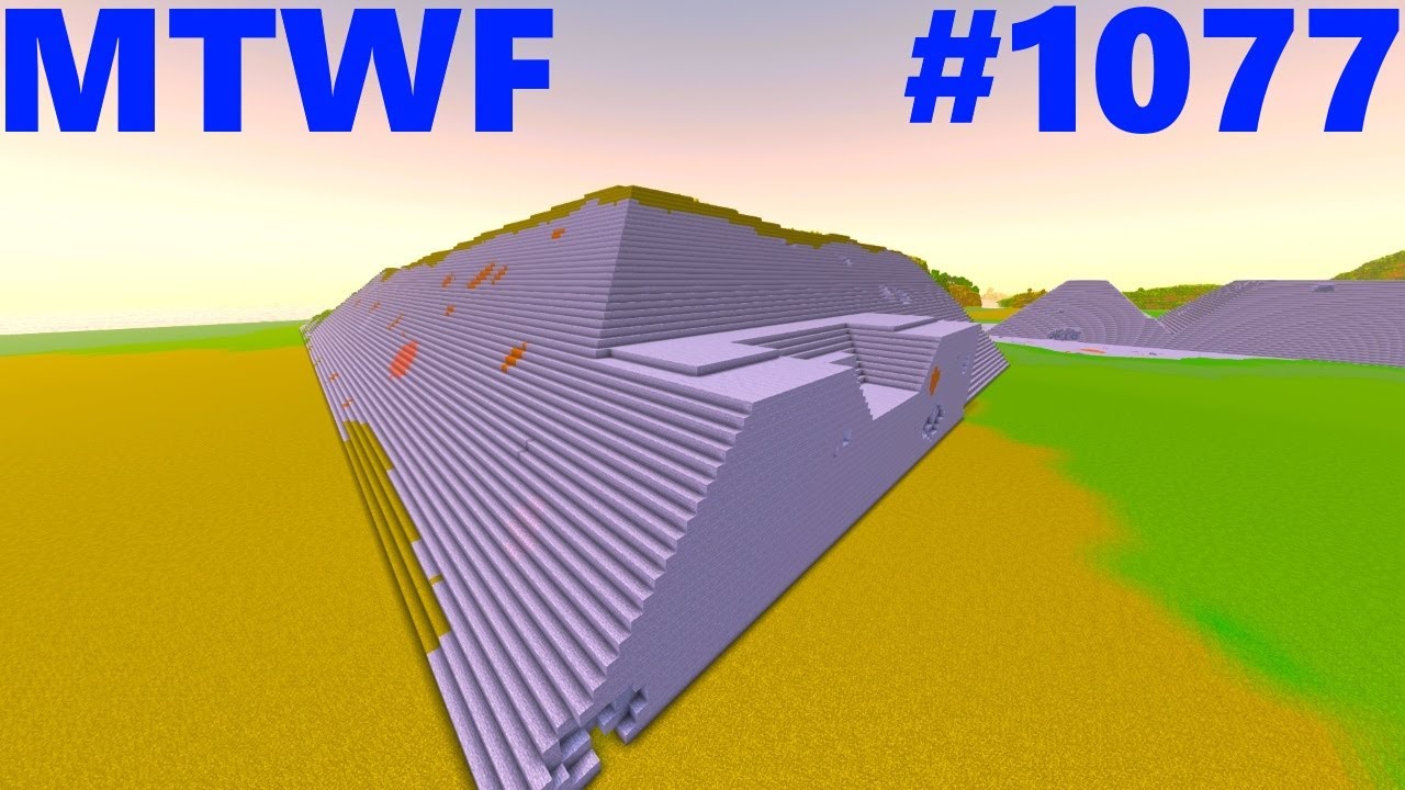 Minecraft - making the world flat 1077
