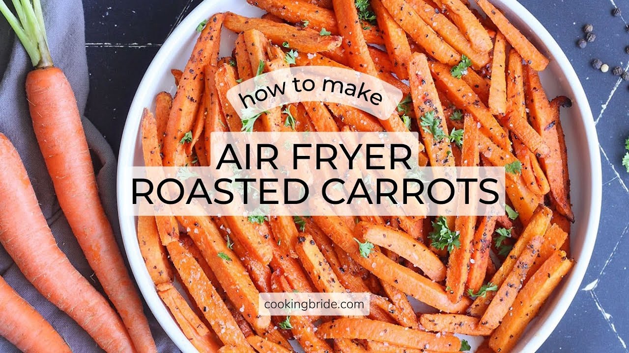 Air Fryer Roasted Carrots 🥕 Easy, Side Dish in Under 20 Minutes