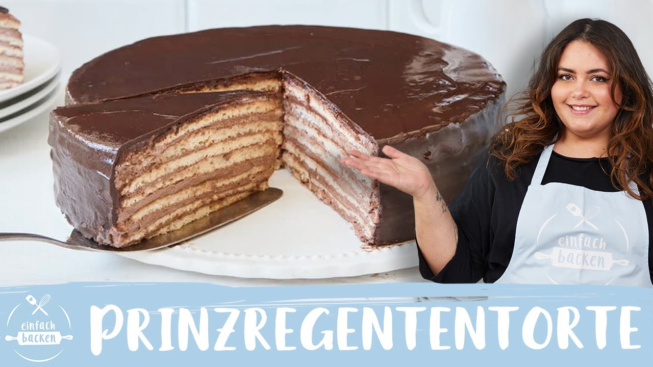 Prinzregententorte 🤴🍰 – Schicht für Schicht ein Traum! Der Schoko-Klassiker 😍 I Einfach Backen