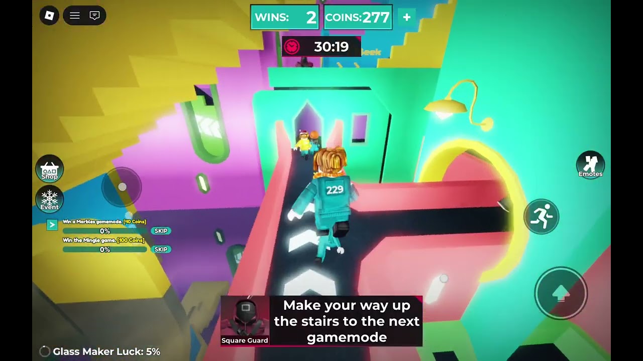 Squid game in Roblox 