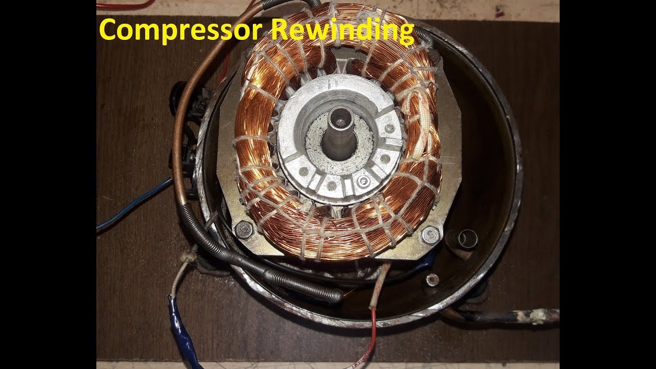 compressor rewinding part-1. how to repair fridge compressor.