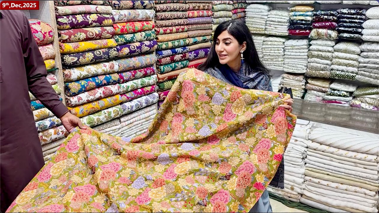 Pure Armani Silk for 5500 | Loose Fabric for Jacket Style | Wedding wear Gharara & Sharara Fabrics