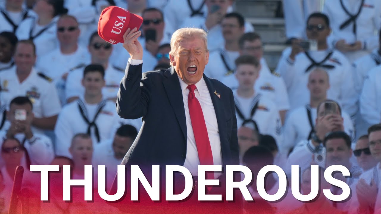 US Navy roars as Donald Trump dances to YMCA during 250th anniversary celebration