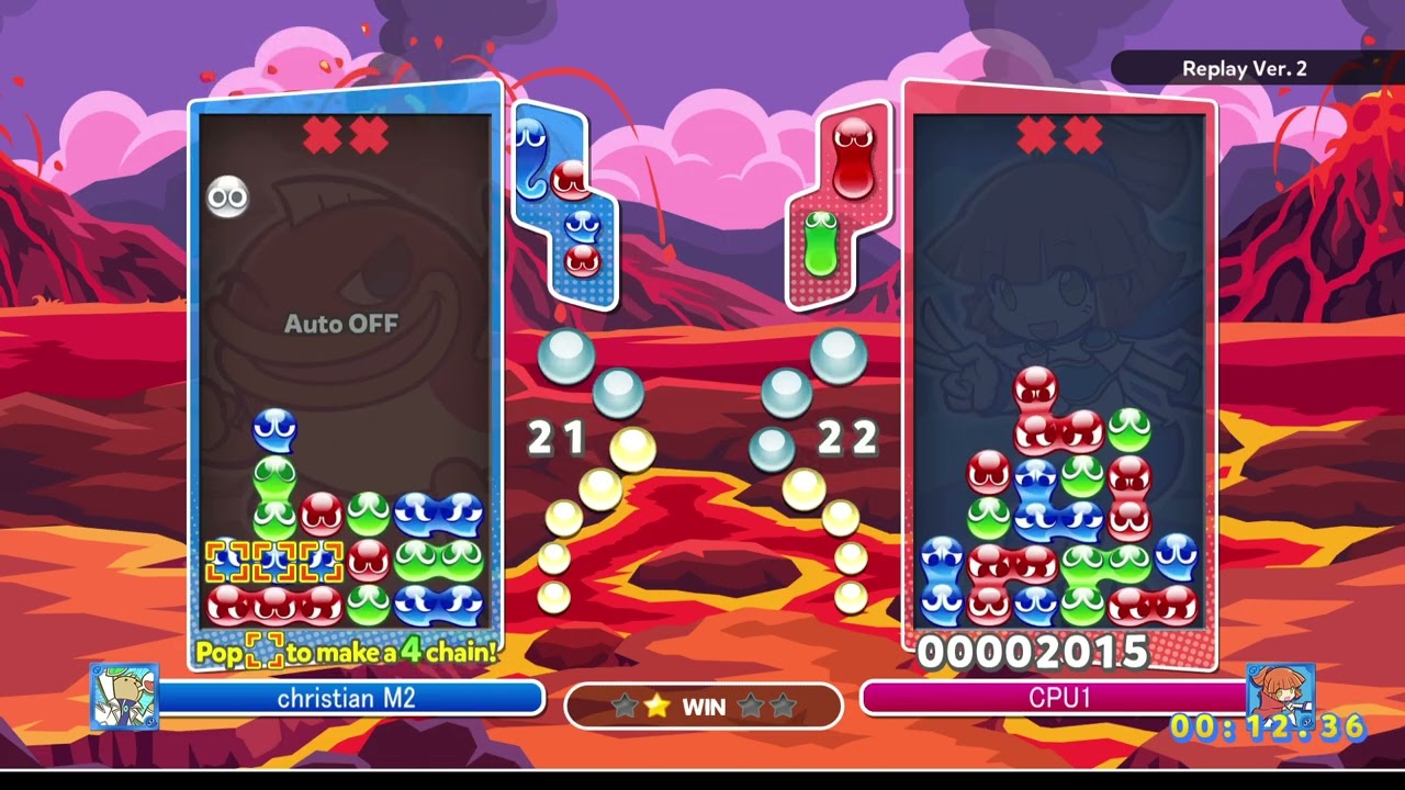 Puyo Puyo Champions PC Suketoudara VS Arle Fever Mode
