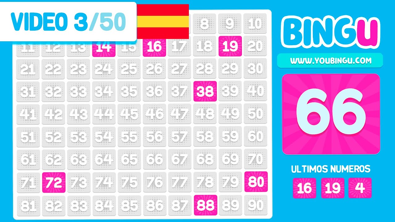BINGO CANTADO GRATIS en ESPAÑOL | Juega con tus amigos en casa | BINGU