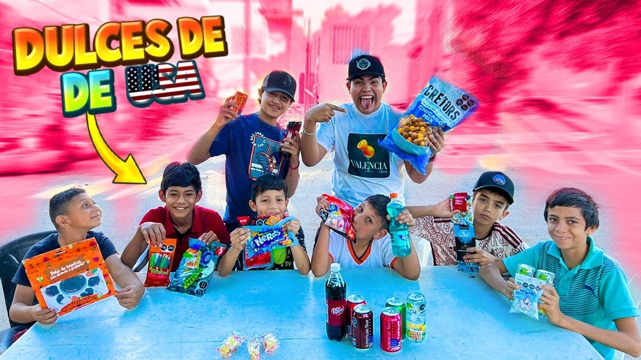 PROBANDO SABRITAS Y DULCES MÁS RAROS DE USA 🇺🇸 CON LOS SOÑADORES 🔥🚀/ponchuelas arce