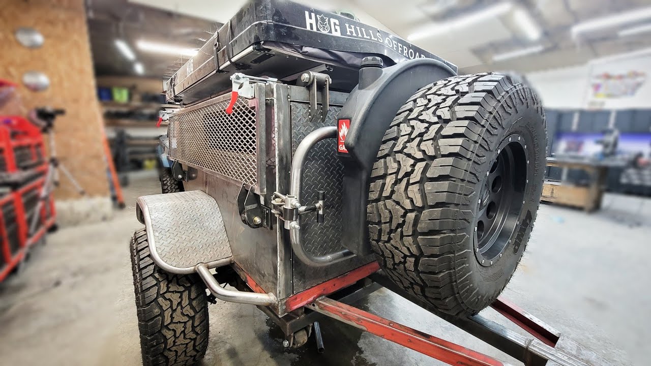 Finally Back In The Shop! Harbor Freight Offroad Trailer Episode 6 👊.