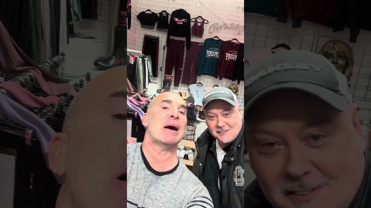 Louie & I back in the Pineapple Office