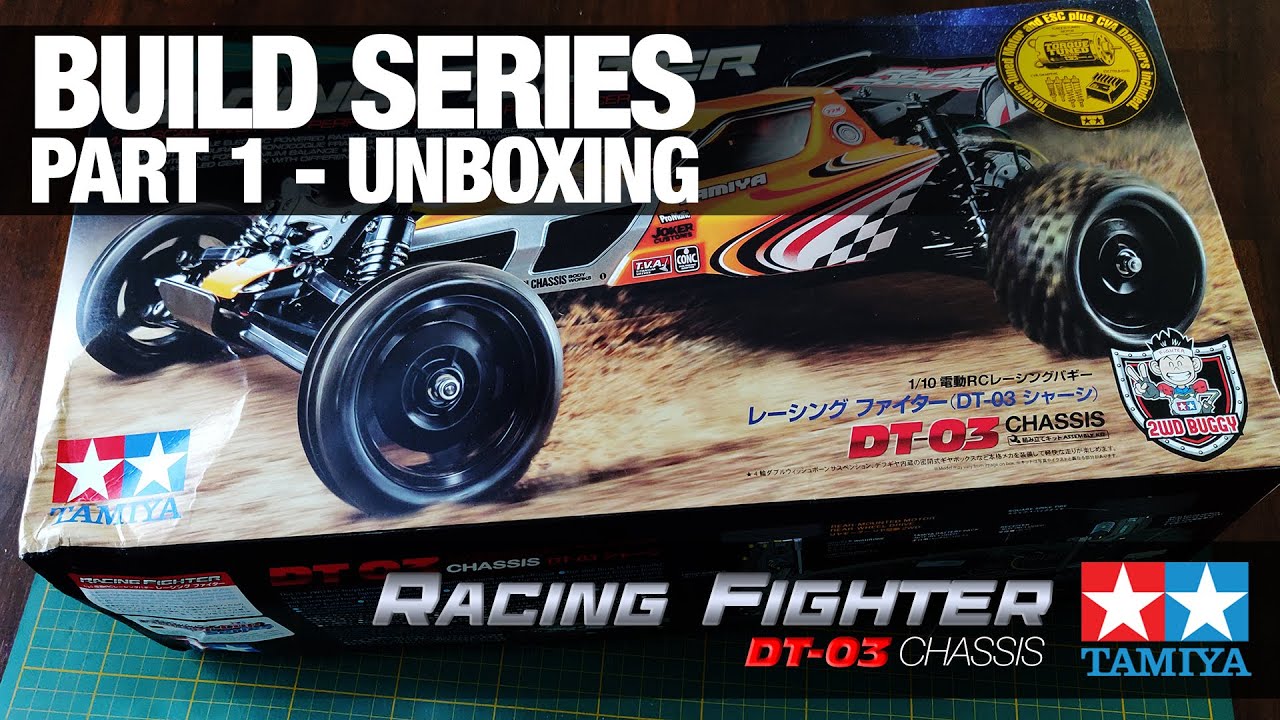 Tamiya DT-03 Racing Fighter Build Series Part 1: Unboxing | RC Racing Legends