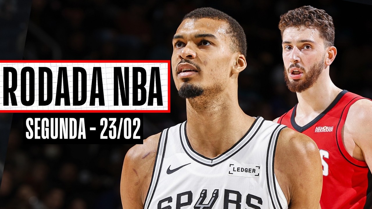 WEMBY é BRUTAL contra os PISTONS; SENGUN faz partidaça - Rodada NBA 23/02