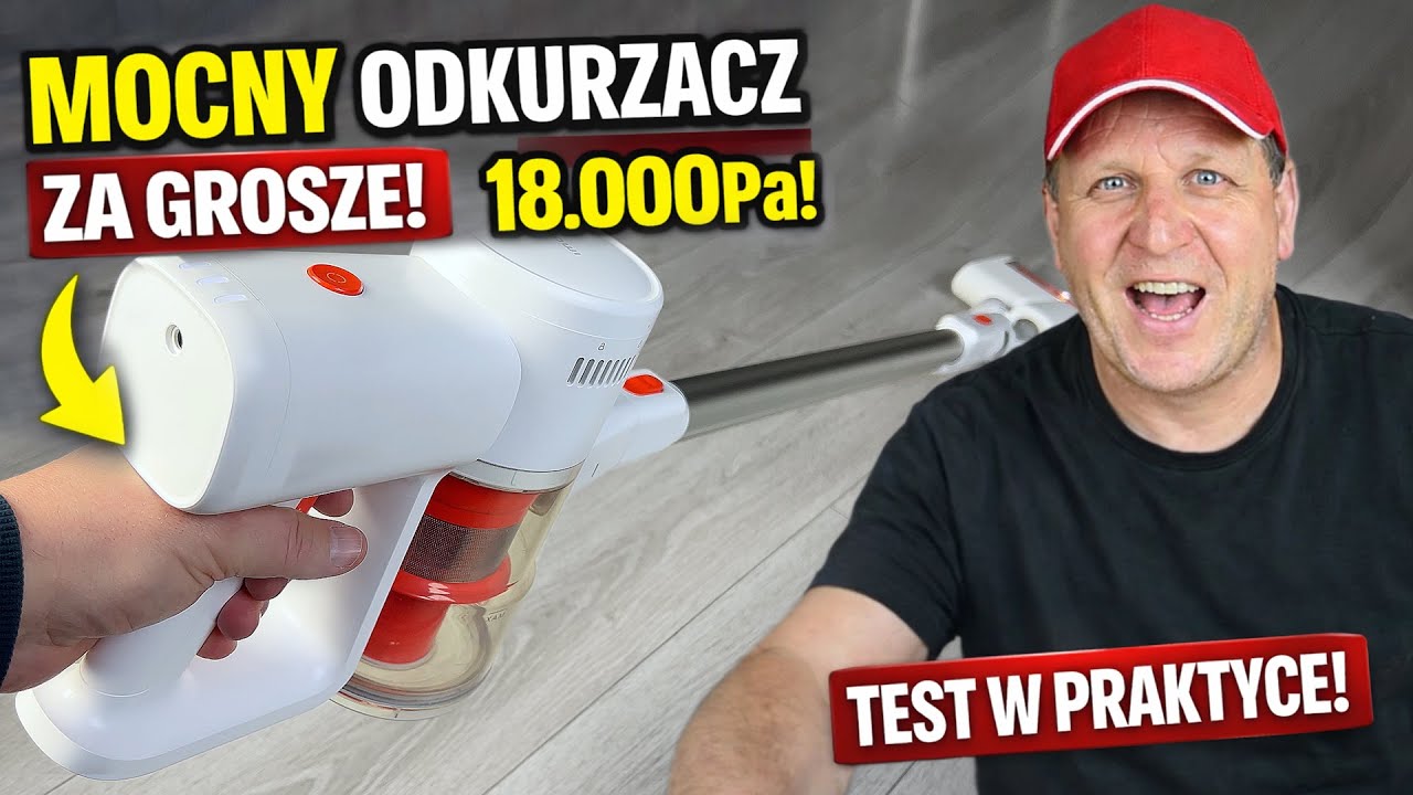 Xiaomi G20 Lite Test – Tani Odkurzacz Pionowy 18.000Pa | Recenzja