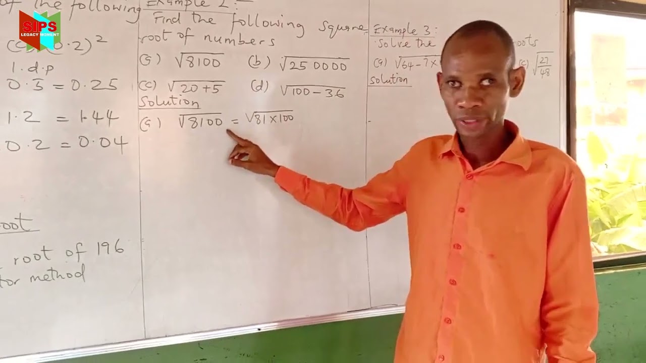 Square and Square Roots (Mathematics)