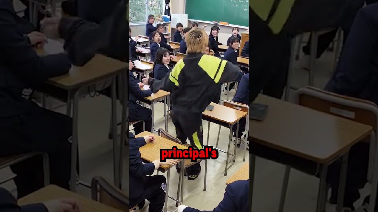 He started dancing in the middle of class 🕺 #shorts