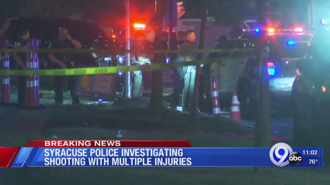 Syracuse Police Chief: 9 people shot in Downtown Syracuse, 1 in critical condition