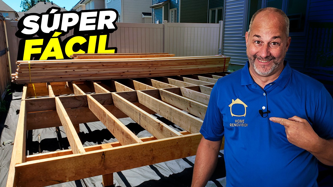 La construcci&oacute;n de un Deck o Terraza m&aacute;s f&aacute;cil que jam&aacute;s ver&aacute;s | Paso a paso