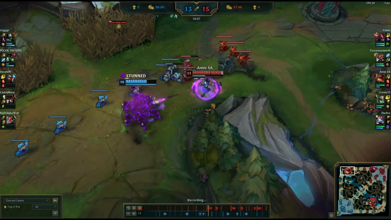 فزعة سايون لي آنيSion saves annie League of Legends