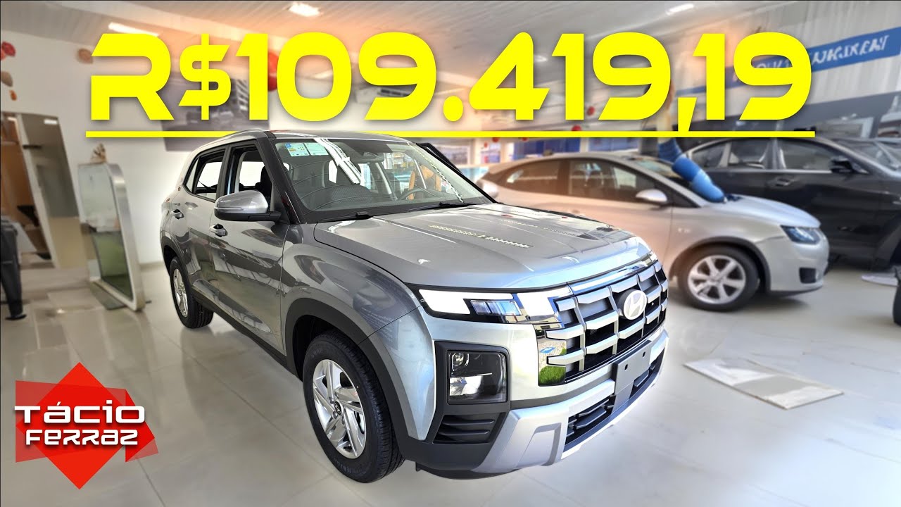 O HYUNDAI CRETA DE ENTRADA É BEM COMPLETO.