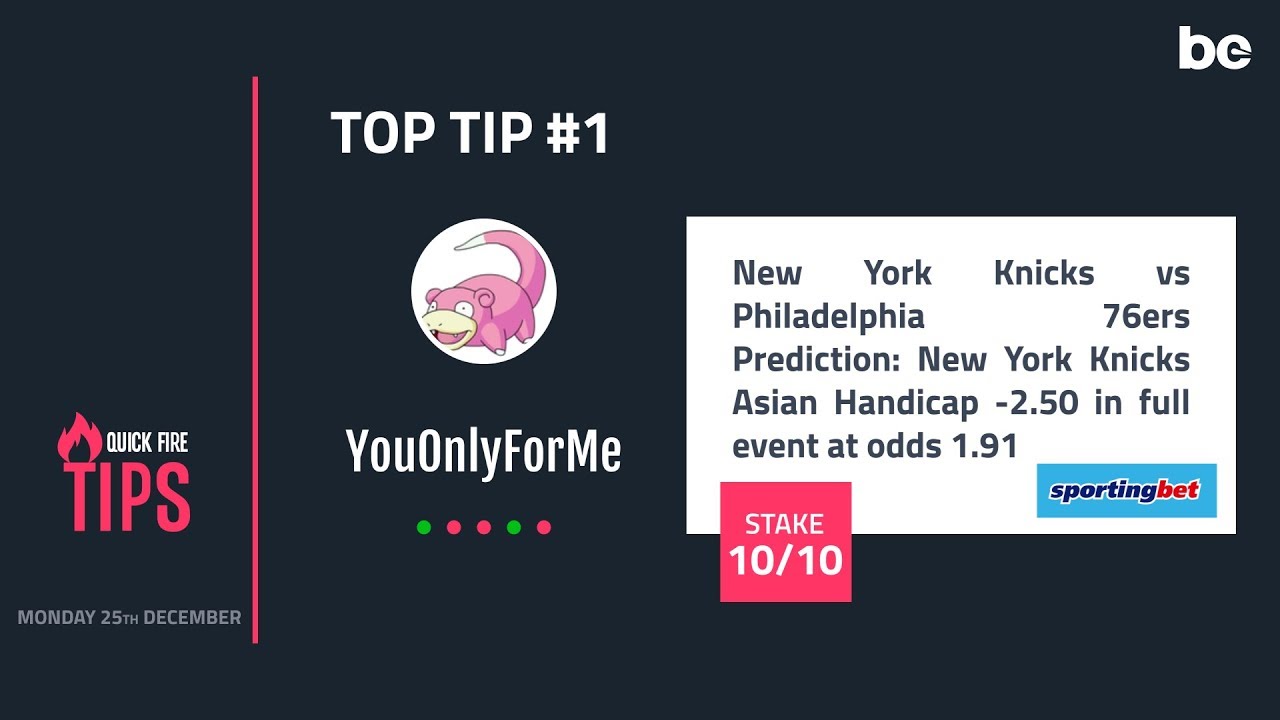 Quick fire tips for Monday 25th December