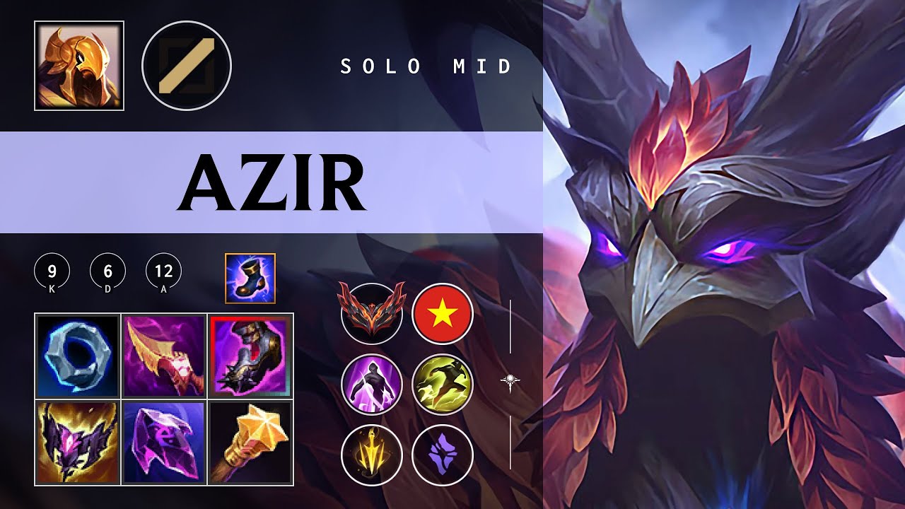 Azir Mid vs Orianna - VN Grandmaster Patch 26.02