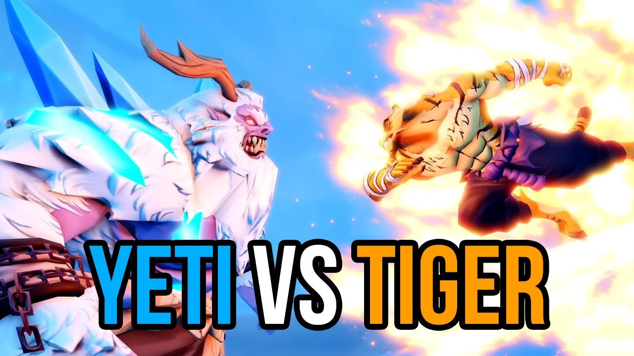 Tiger vs Yeti In Blox Fruits! (Ultimate Rematch)