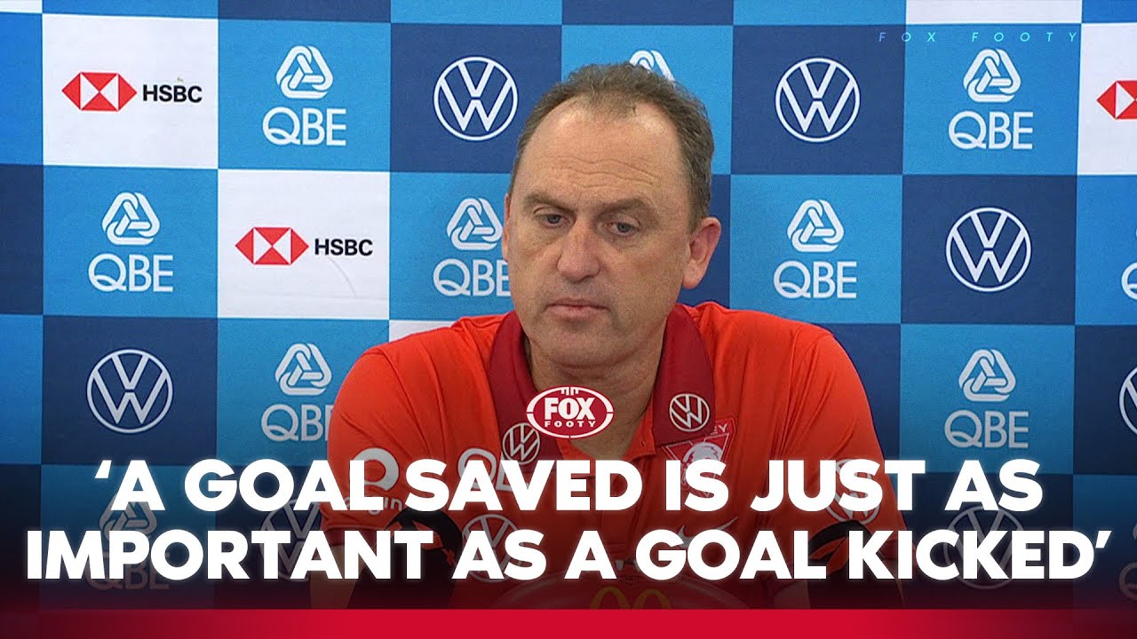Longmire reflects on Swans' record start | Sydney press conference | Fox Footy