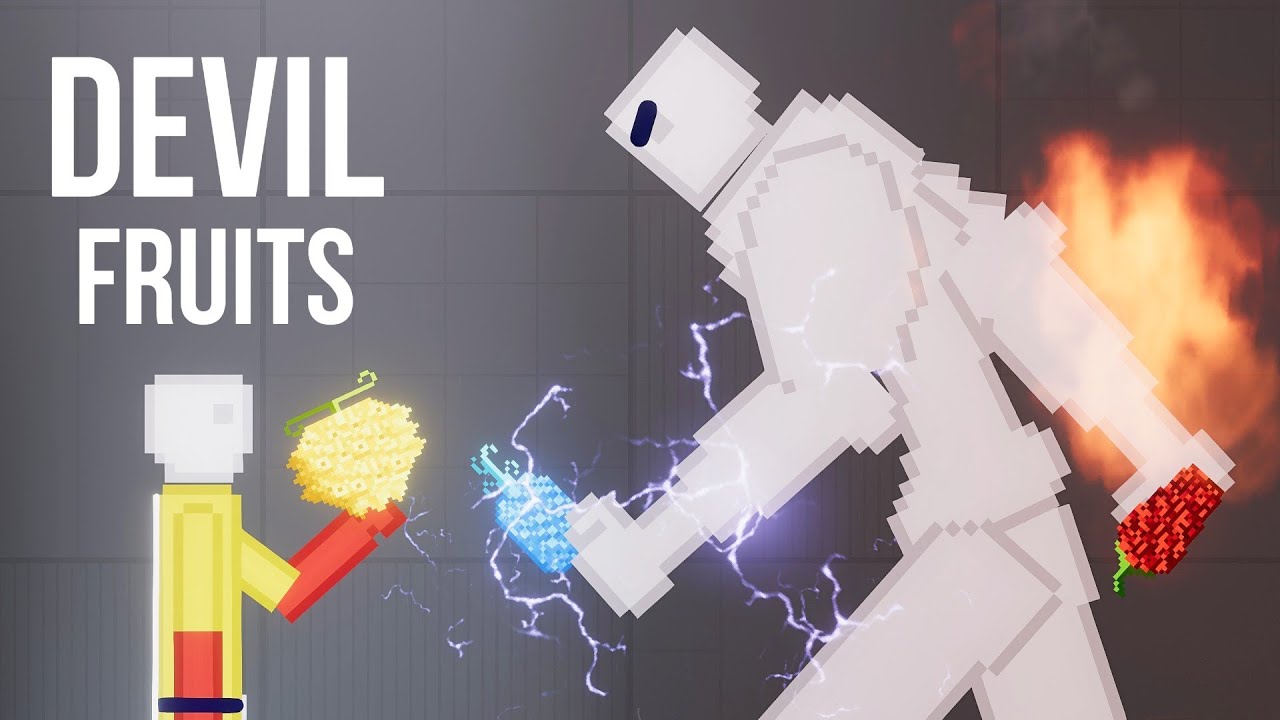 SAITAMA vs Devil Fruits [One Piece Mod] - People Playground 1.23.6