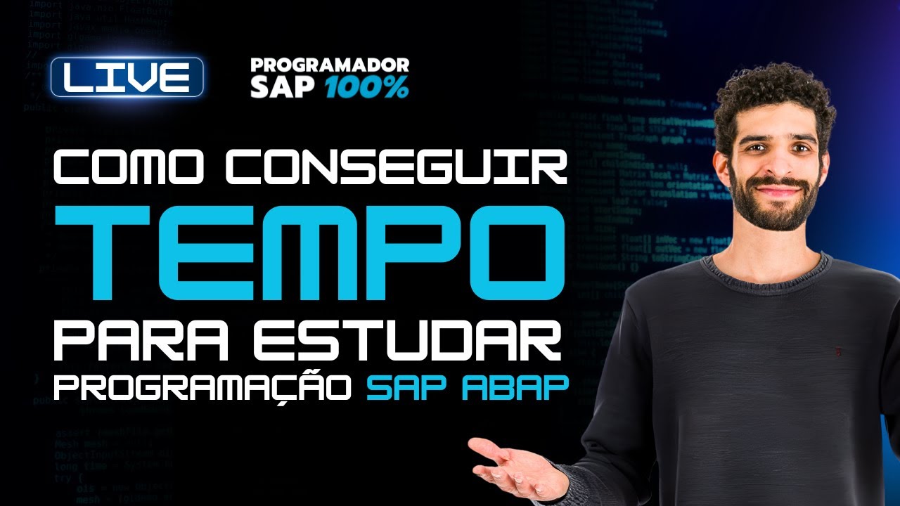 Como conseguir tempo para estudar Programa&ccedil;&atilde;o SAP ABAP