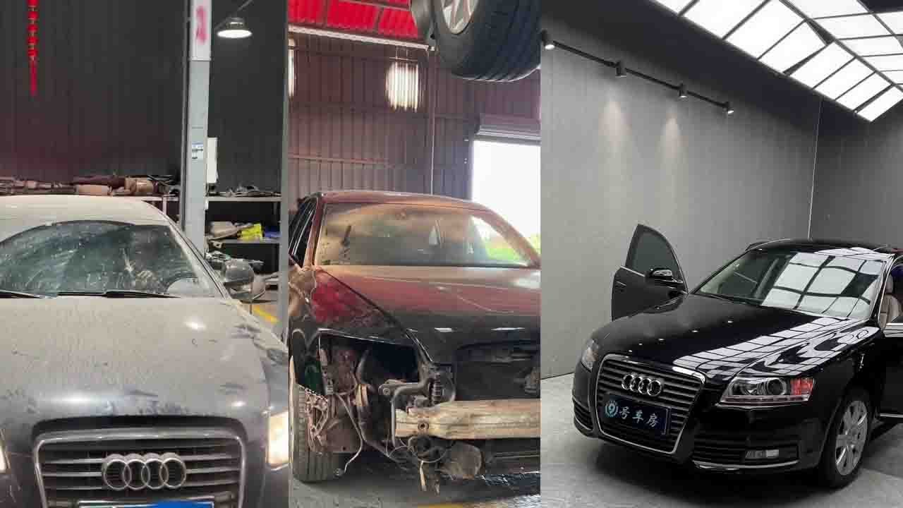 An Old Audi A6 Restoration Process