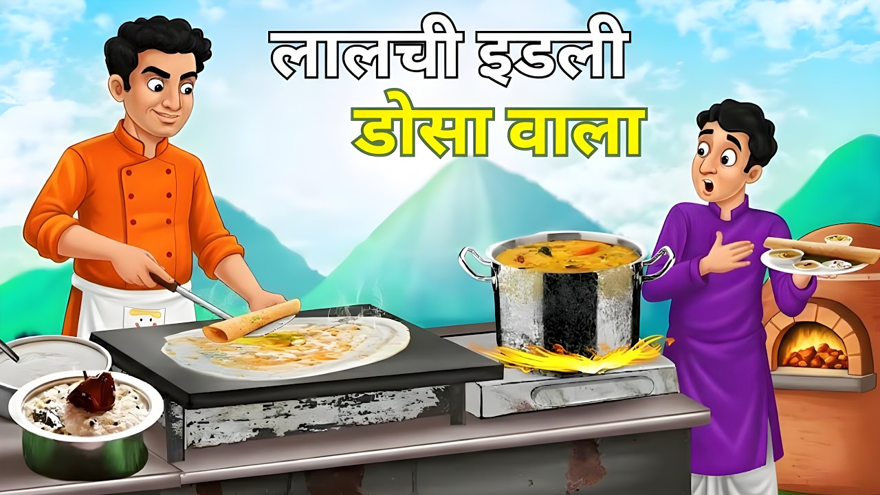 इडली डोसा वाला । IDALI DOSA WALA । SIKH DENE WALI KAHANI । MORAL STORIES HINDI