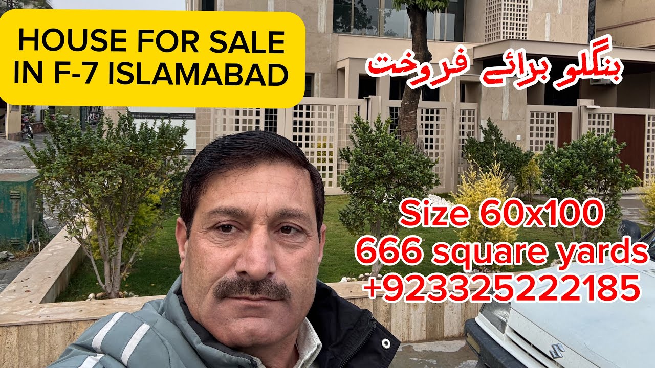 Brand new house is available for sale in F-7 islamabad