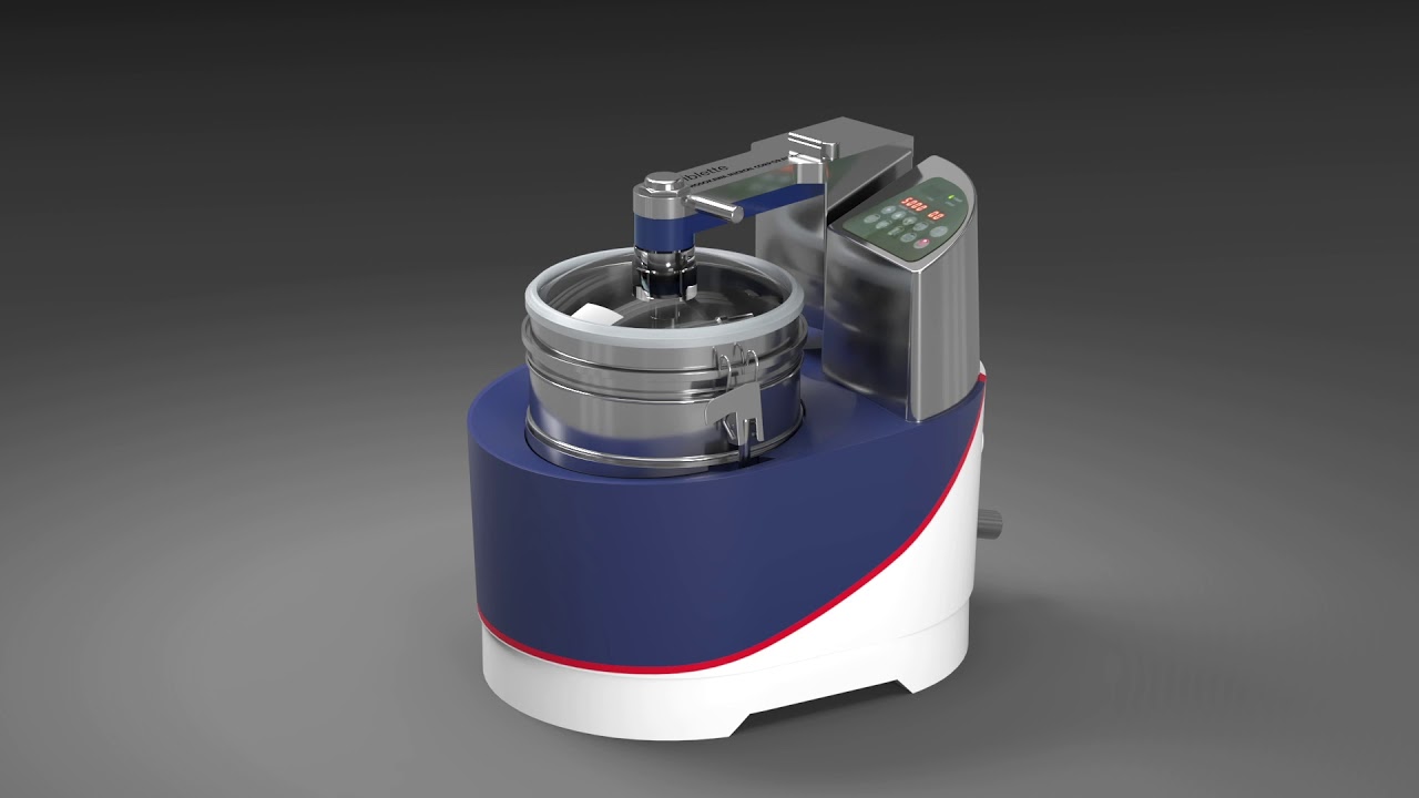 Principle of wet sieving analyzer, Viblette