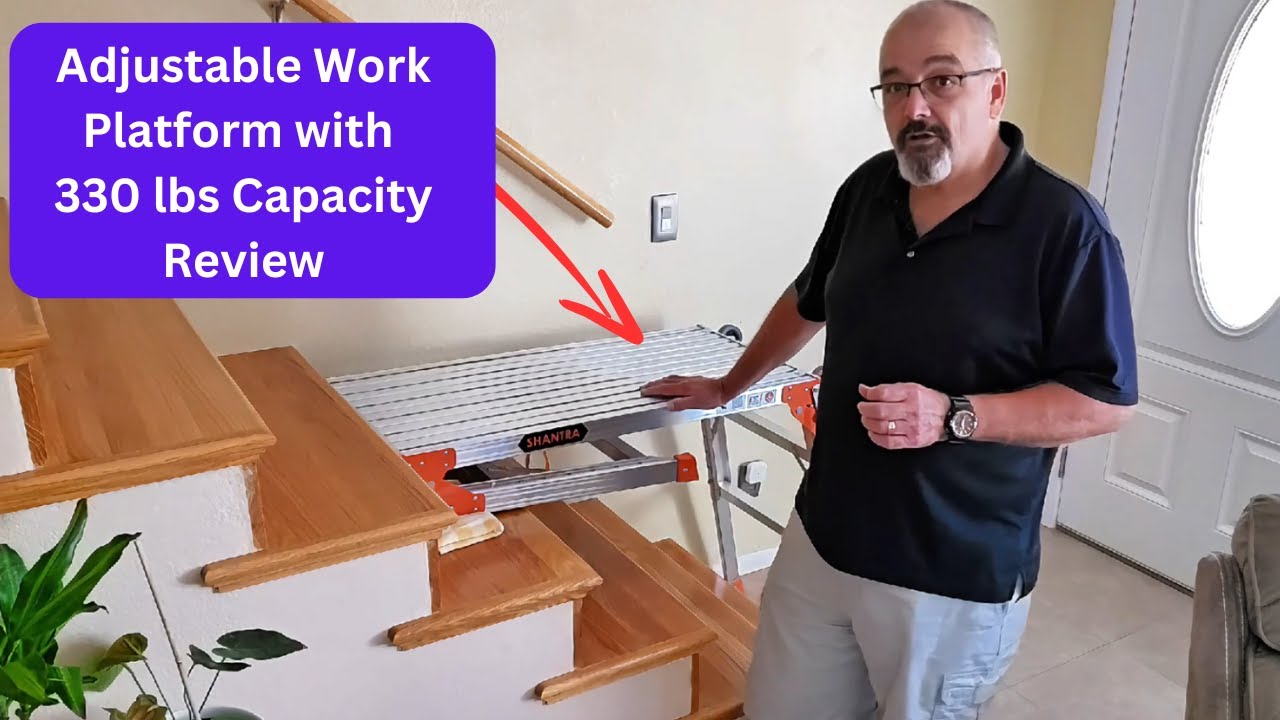 Adjustable Work Platform with 330 lbs Capacity Review