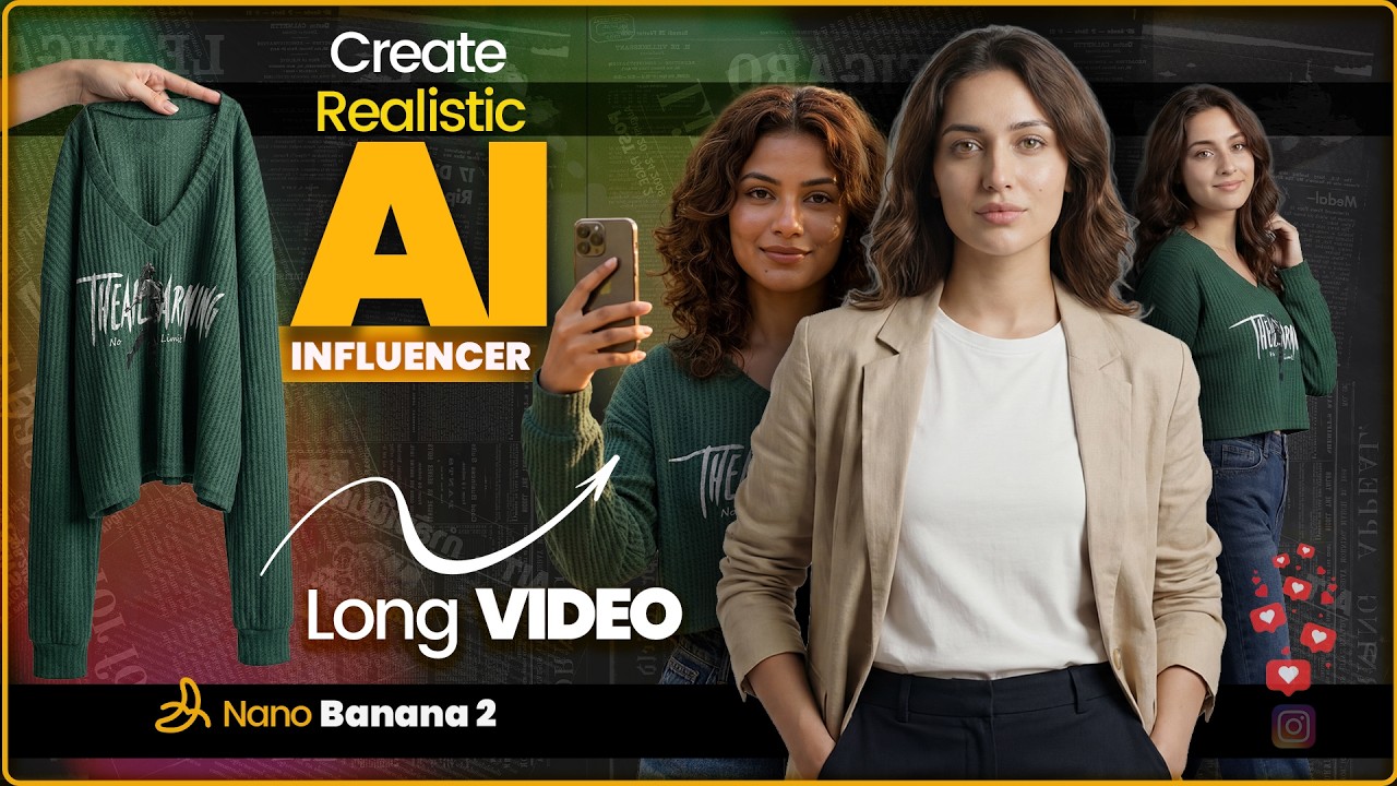 Create AI Influencer With Consistent Character (Video & Image) | AI Model for Clothing Brand 2026