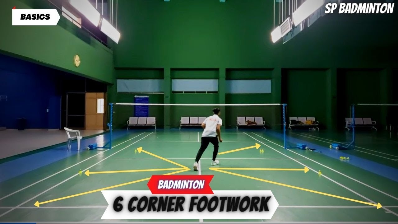 Badminton Basic Footwork For Beginners | SP Badminton