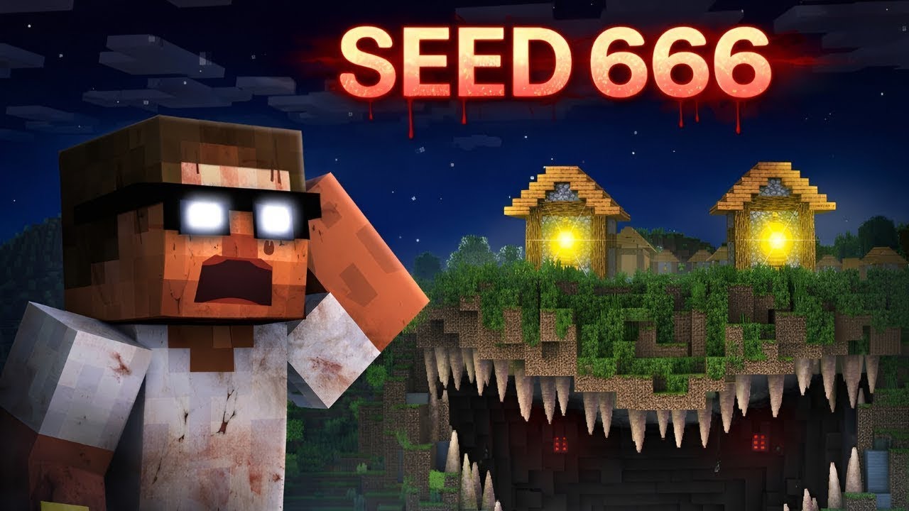 Minecraft But I Explore SEED 666 (Scary & Horror) 😨