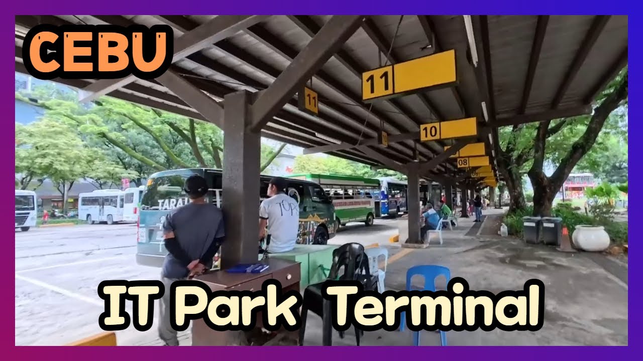 Cebu IT Park Transport Terminal – Morning Rush Hour Commuters and Daily Travel Life
