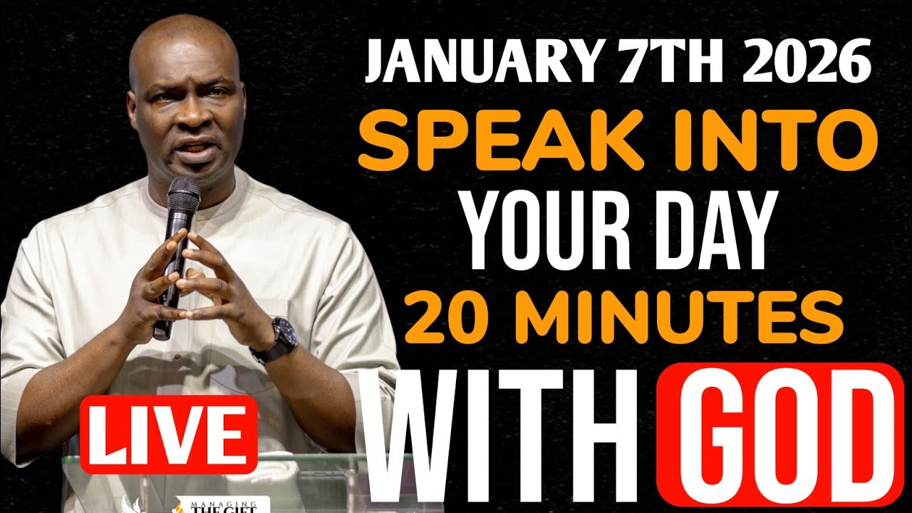 [Wednesday 7th January 2026] SPEAK INTO YOUR DAY BEFORE THE ENEMY DOES | APOSTLE JOSHUA SELMAN