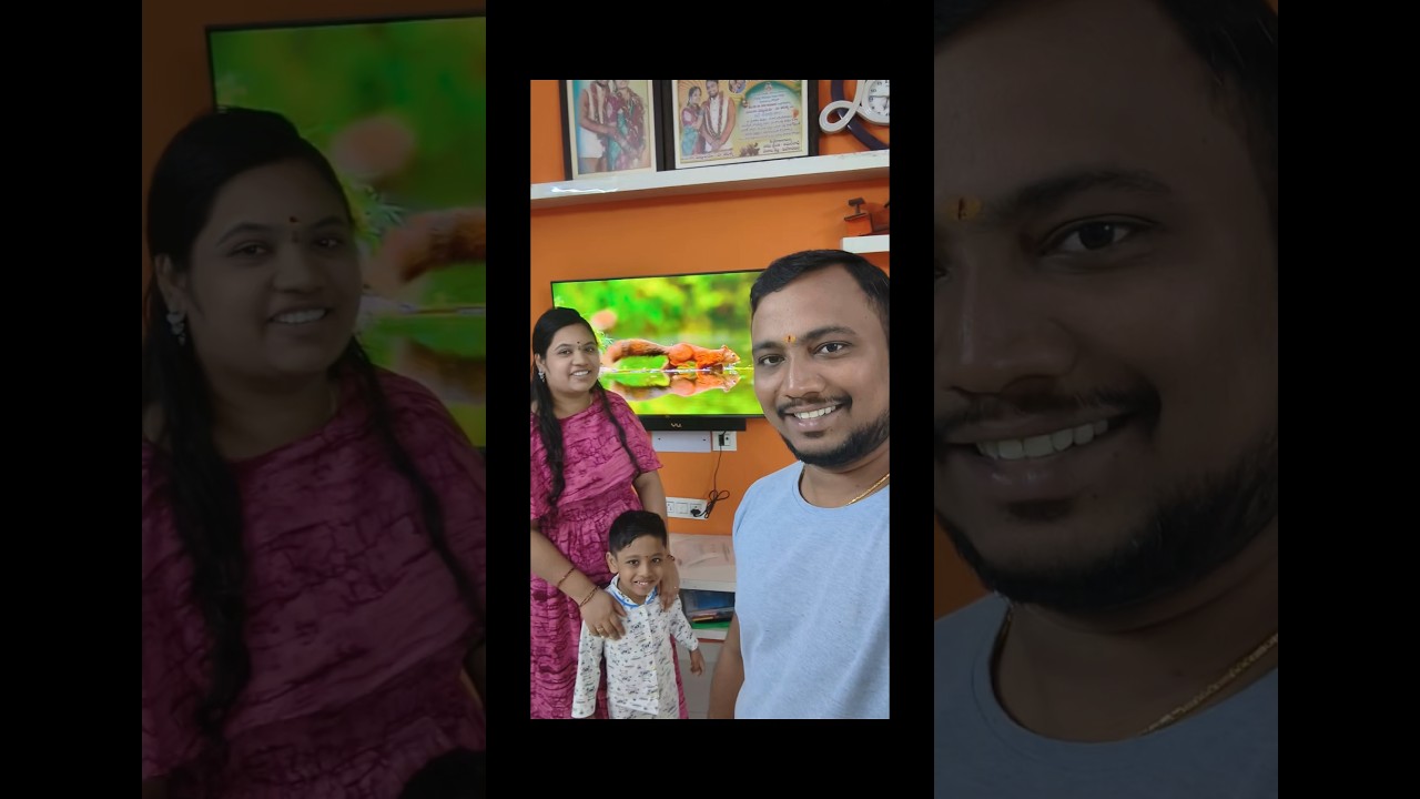 Our New Tv (vu qledtv)#newtv #vutv #new #vishnupriya #viral #shortsfeed #qled #qledtv #shorts