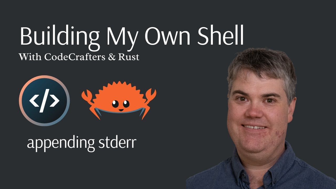 Добавление stderr в файл - оболочка Rust 17