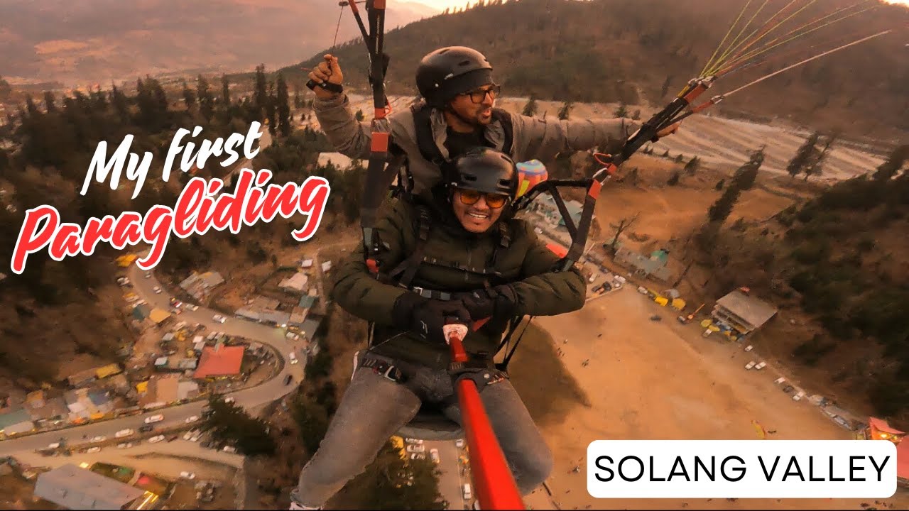My First Paragliding Experience in Solang Valley Manali