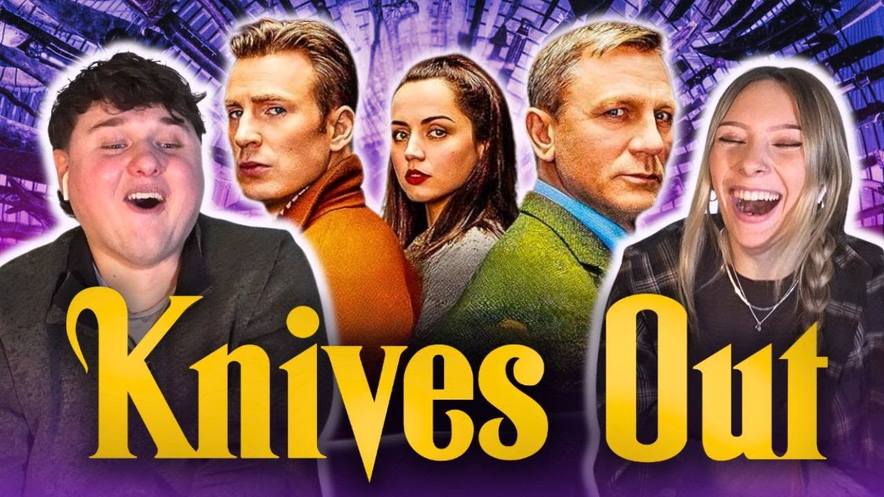 GIRLFRIEND'S FIRST TIME REACTION **Knives Out (2019)**