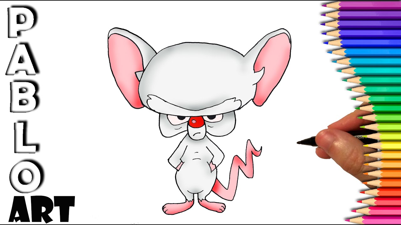 How to Draw Brain  - Pinky and the Brain  | Learn to Draw  step by step